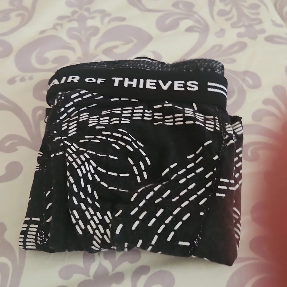 Pair Of Thieves Brief Cotton Blend Soft touch Opening In Front B&W Size S